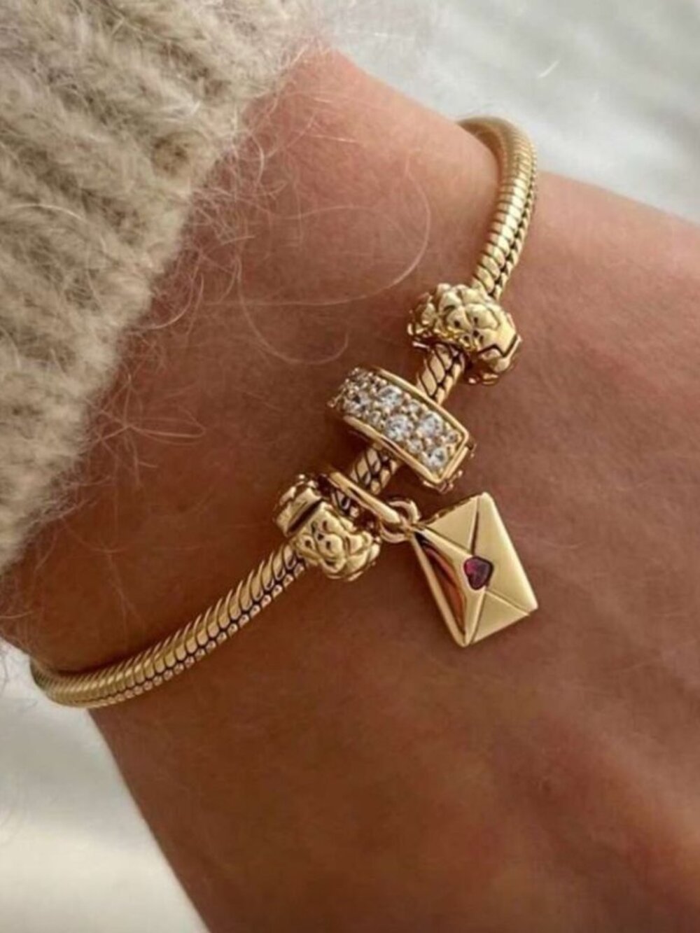Gold Charm Bracelet1955